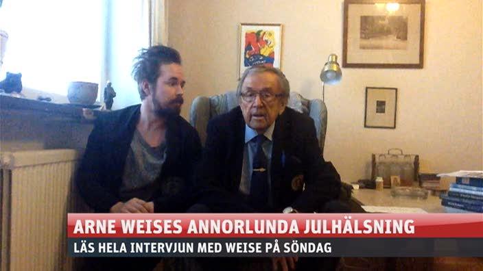 Arne Weises annorlunda julhälsning