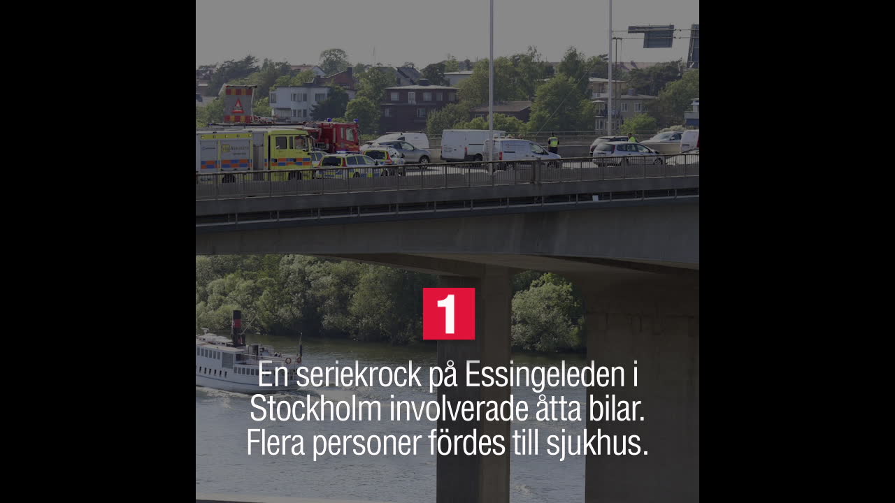 Dagens tre rubriker lördag 26 maj