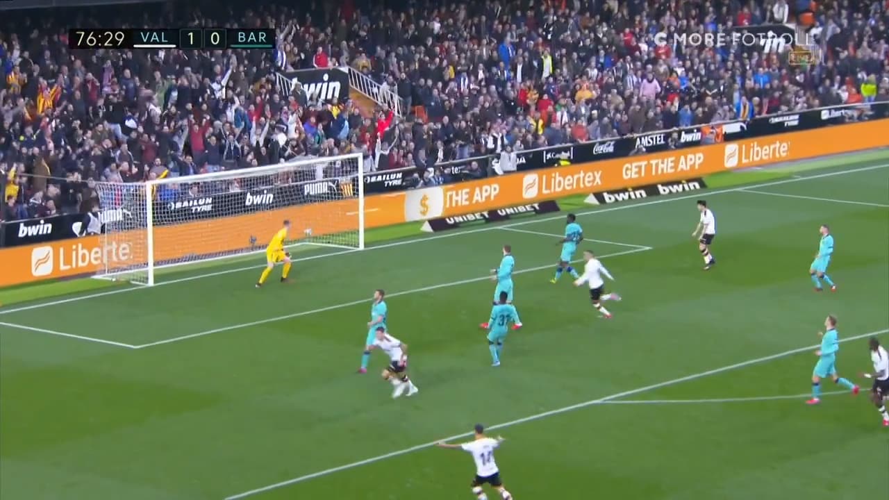 Valencia skrällvann mot Barcelona