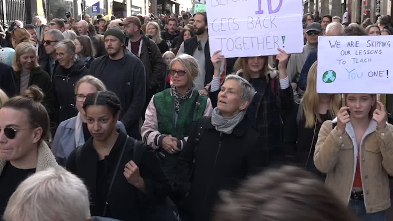 Klimatdemonstranterna: "Man måste kämpa"