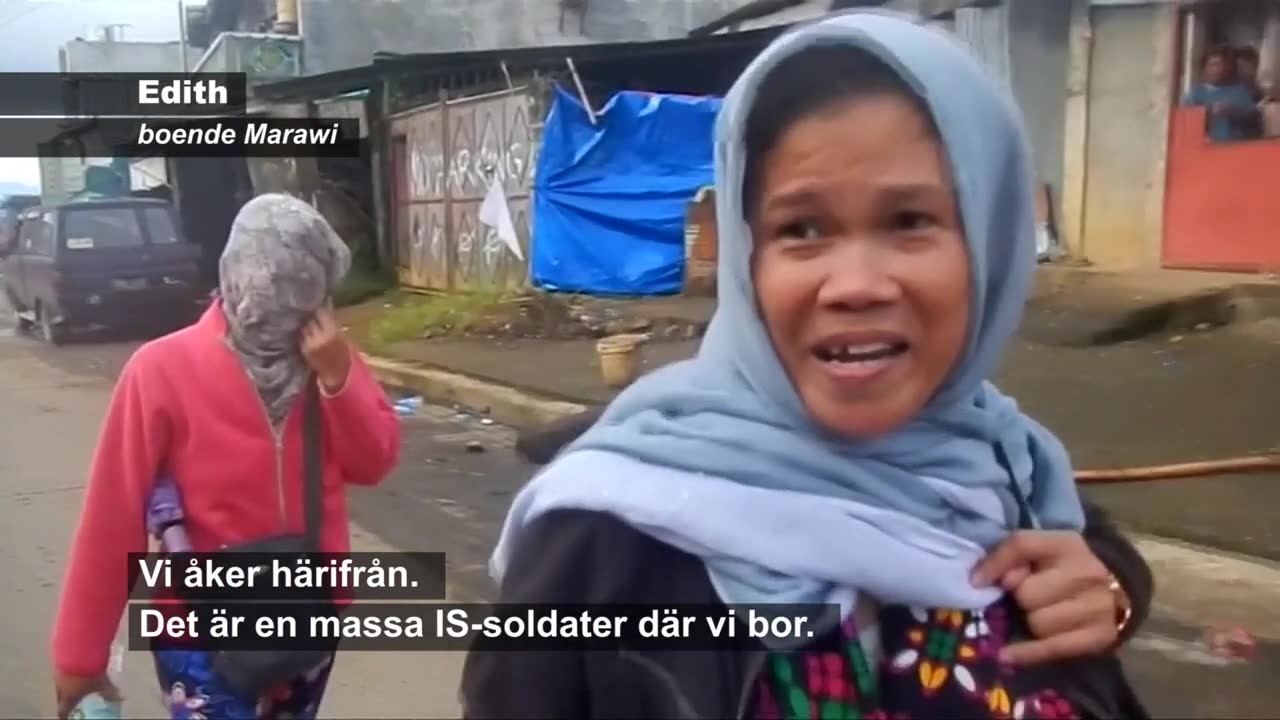 Tusentals flyr IS i Filippinerna