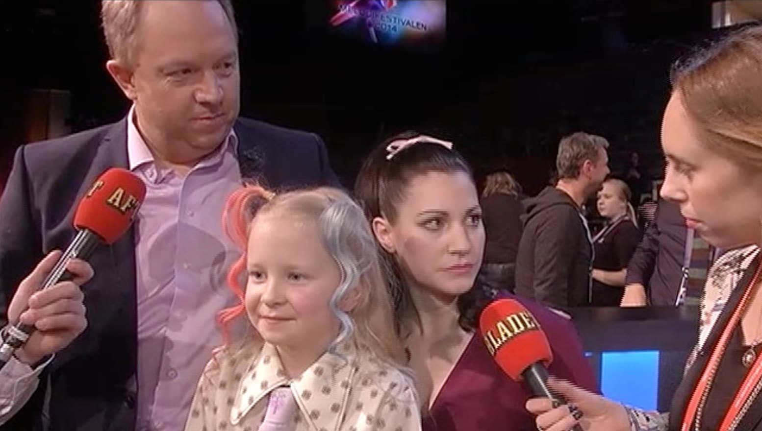 Sigrid, 7 år, gjorde storsuccé i melodifestivalen