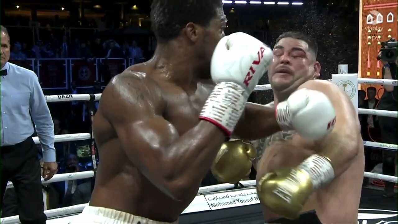 Se höjdpunkter från megafightreturen mellan Joshua och Ruiz