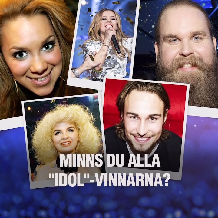 Här är alla vinnare av Idol