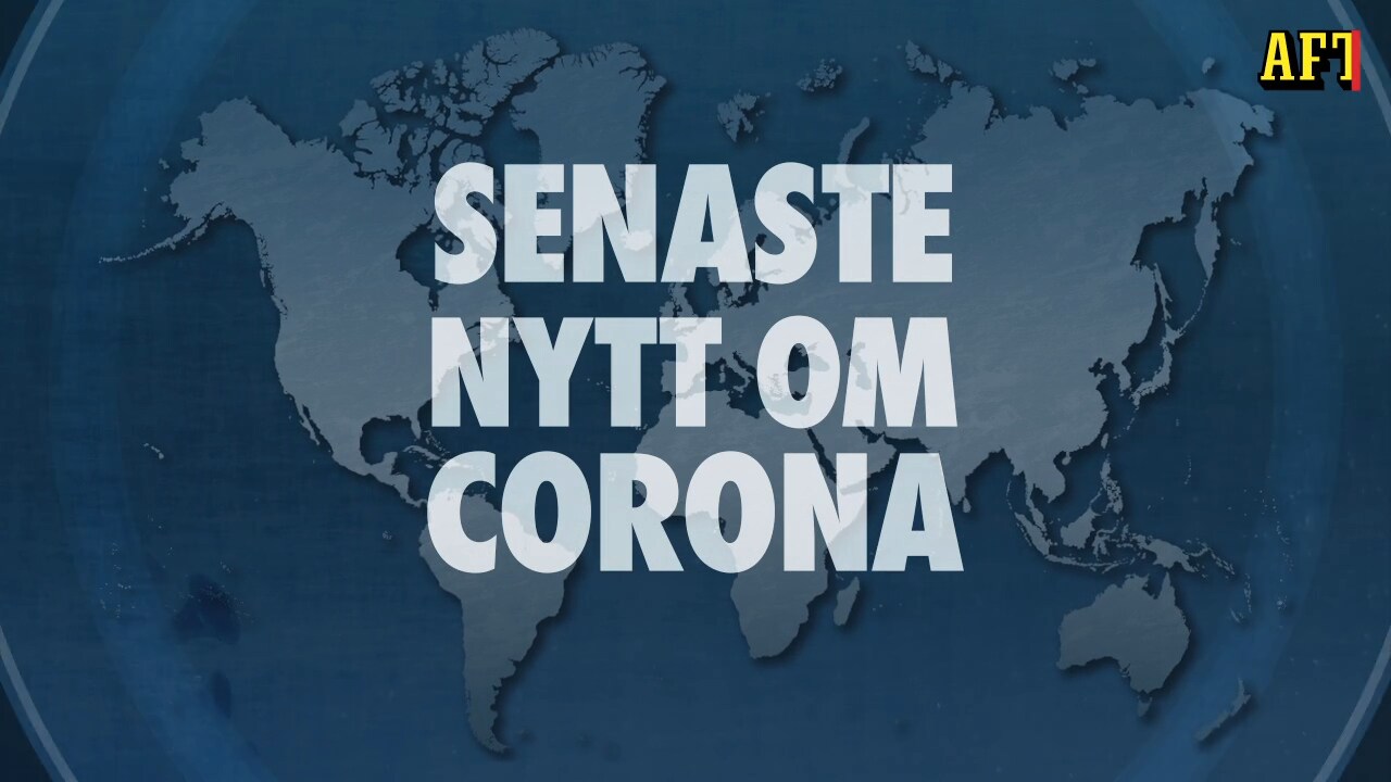 Senaste nytt om coronapandemin - 20 augusti