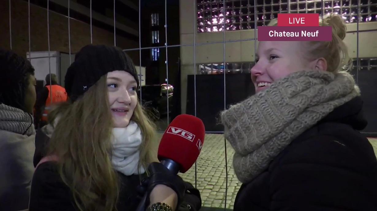 De svenska fansen på plats i Oslo