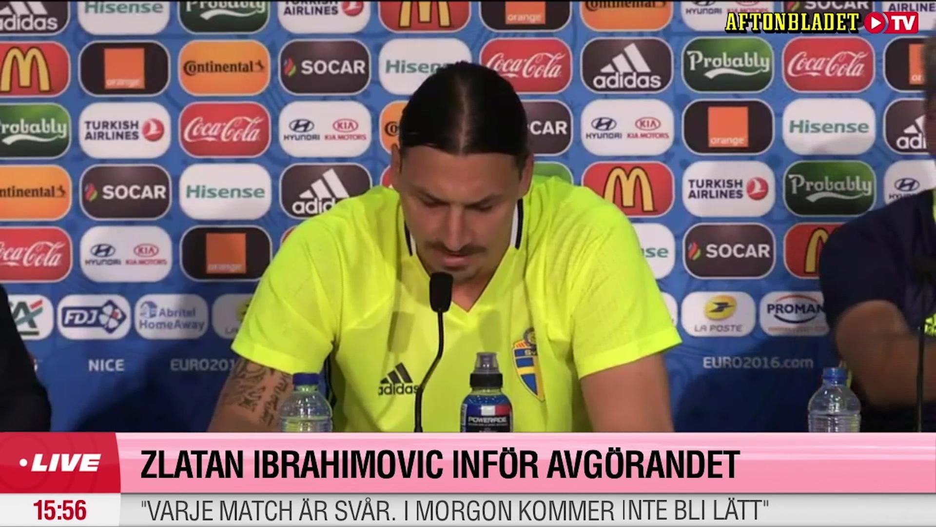 Zlatan: "Sista matchen i EM blir min sista landskamp"