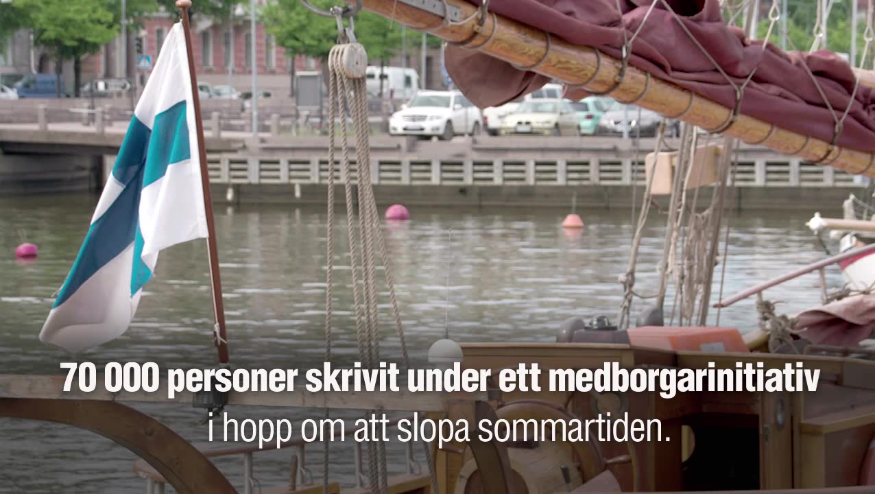 Finland vill slopa sommartiden