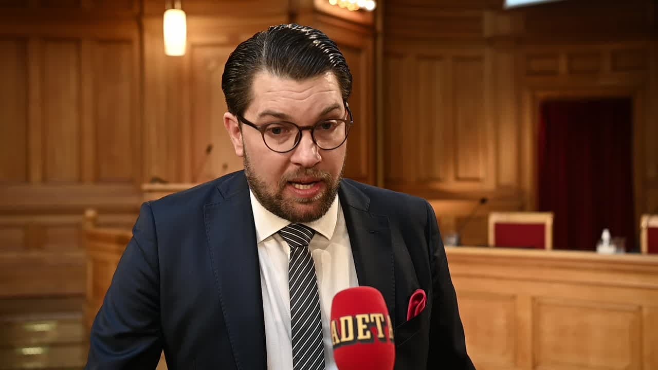 Jimmie Åkesson : "Jag ställer inga ultimativa krav idag"