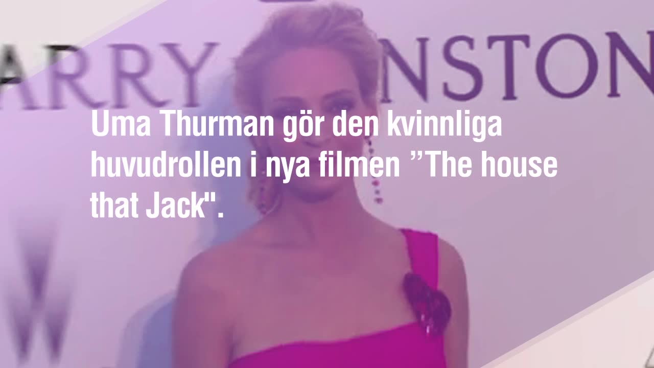 Uma Thurman gör huvudroll i Lars von Triers film
