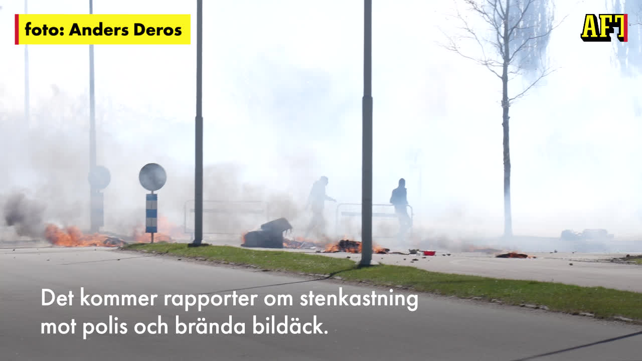 Oroligheter i Landskrona efter planerad koranbränning