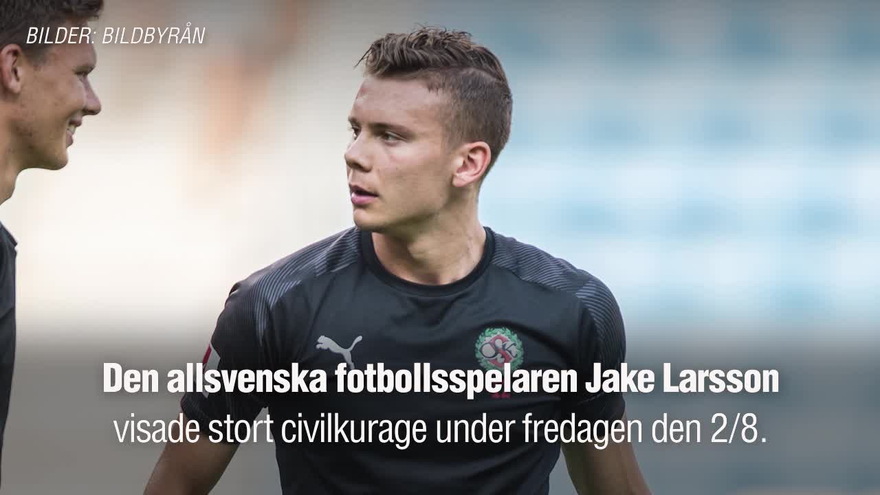 Talangen såg olycka - jagade efter misstänkte förövaren