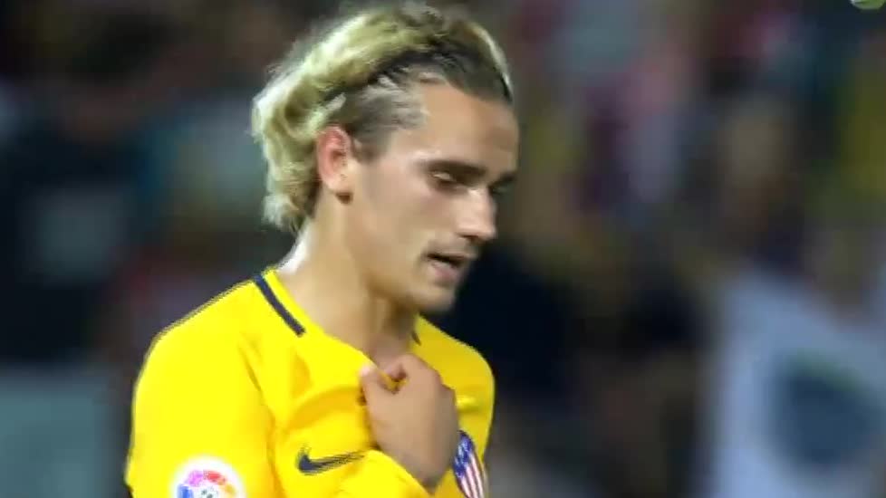 Här blir Griezmann utvisad – efter straffsituationen