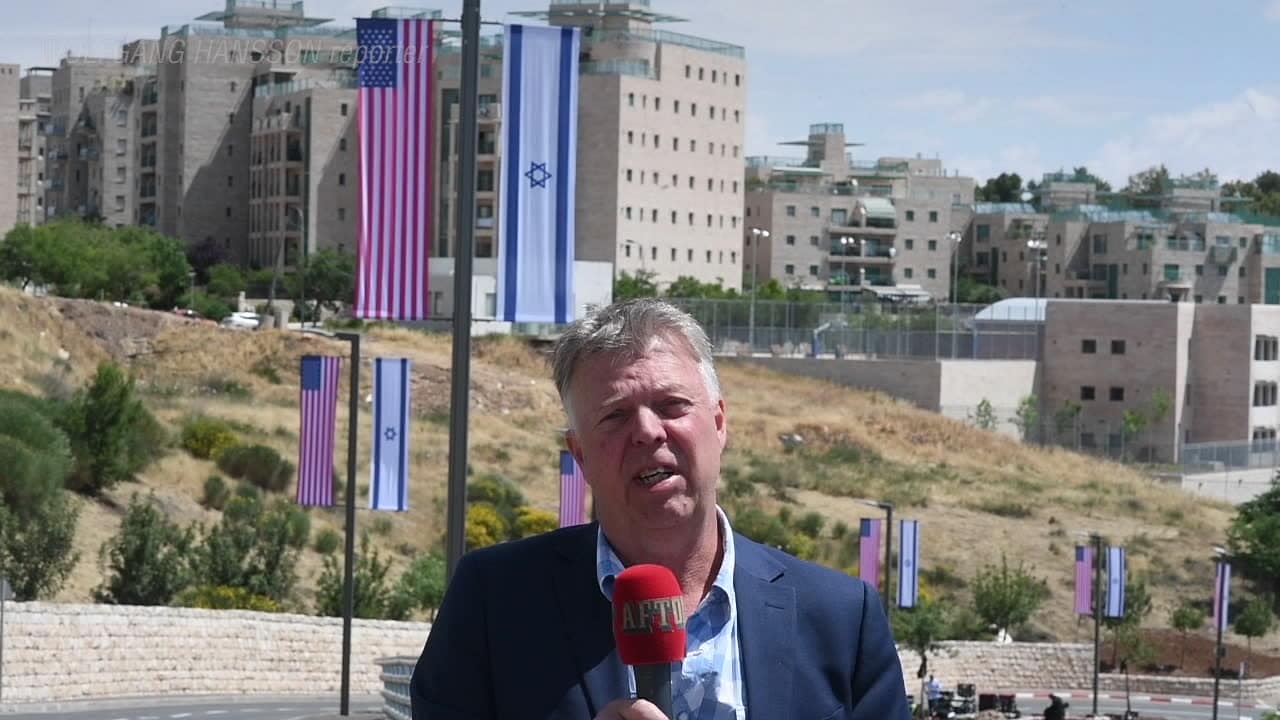 Nu flyttar den amerikanska ambassaden till Jerusalem