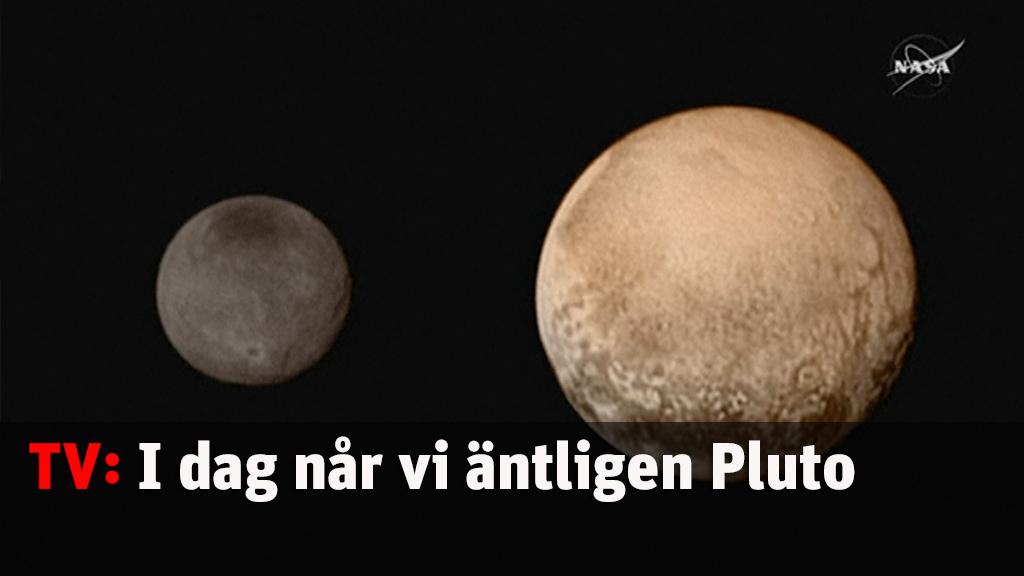 I dag når vi äntligen Pluto