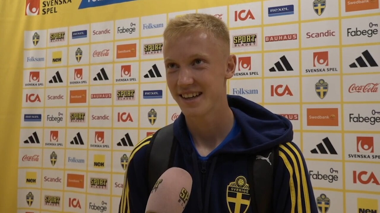 Hugo Larsson efter debuten: "Väldigt kul och speciellt"