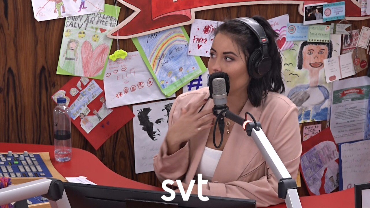 Molly Sandéns tårar i Musikhjälpen