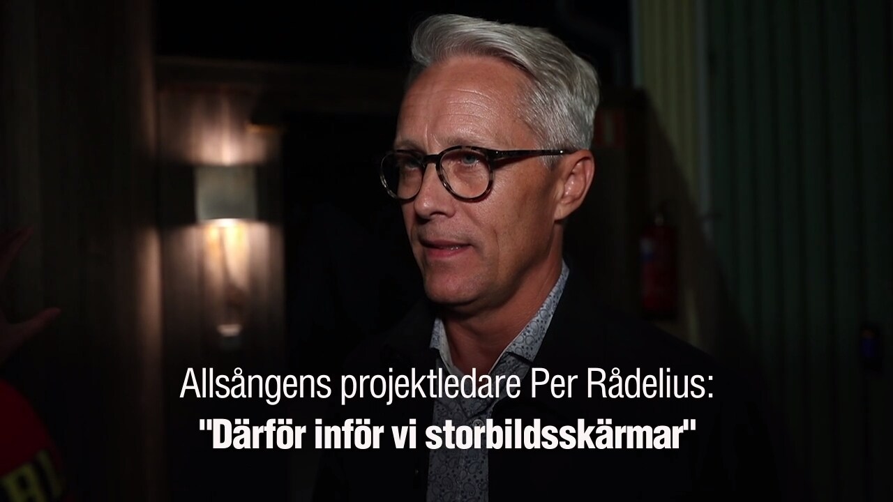 Därför tar SVT efter TV4 – inför storbildsskärmar