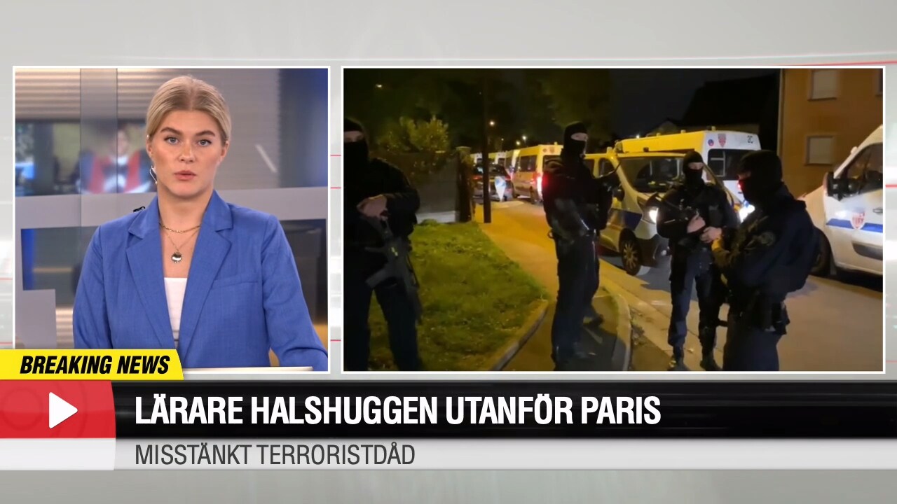 Lärare halshuggen utanför Paris