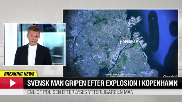 Svensk man gripen efter explosion i Köpenhamn