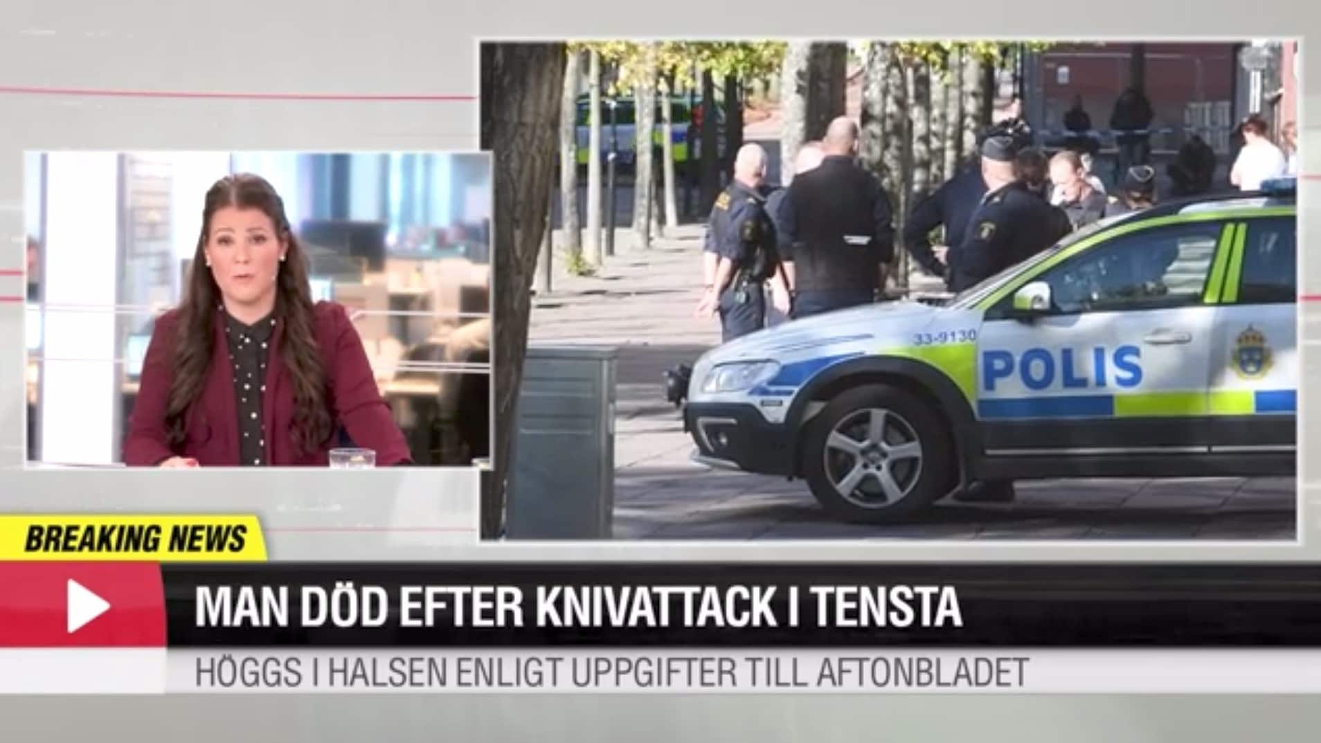 Man död efter knivattack