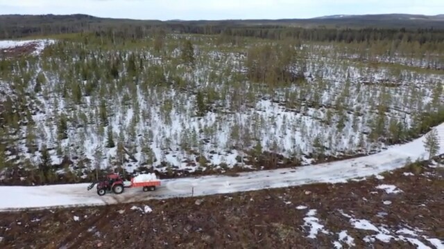 Här kämpar hundratals frivilliga för Vasaloppet – fraktar snö med traktorer