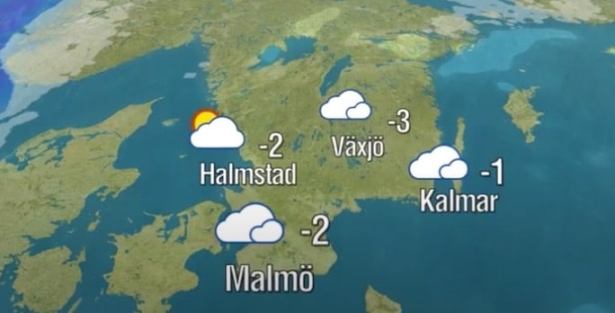 Snösmocka väntas i helgen