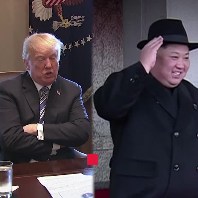 Bråket mellan Trump och Kim Jong-Un