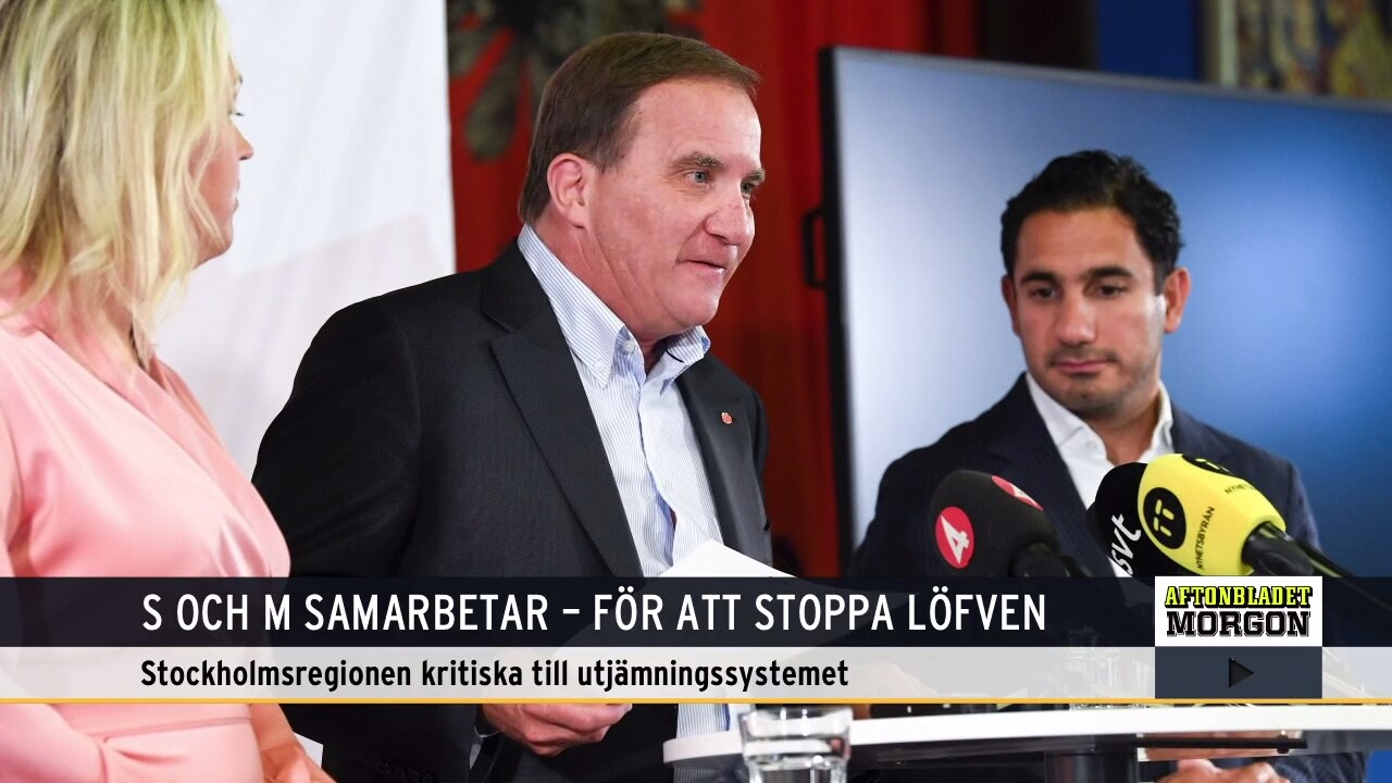 S och M samarbetar — för att stoppa Löfven