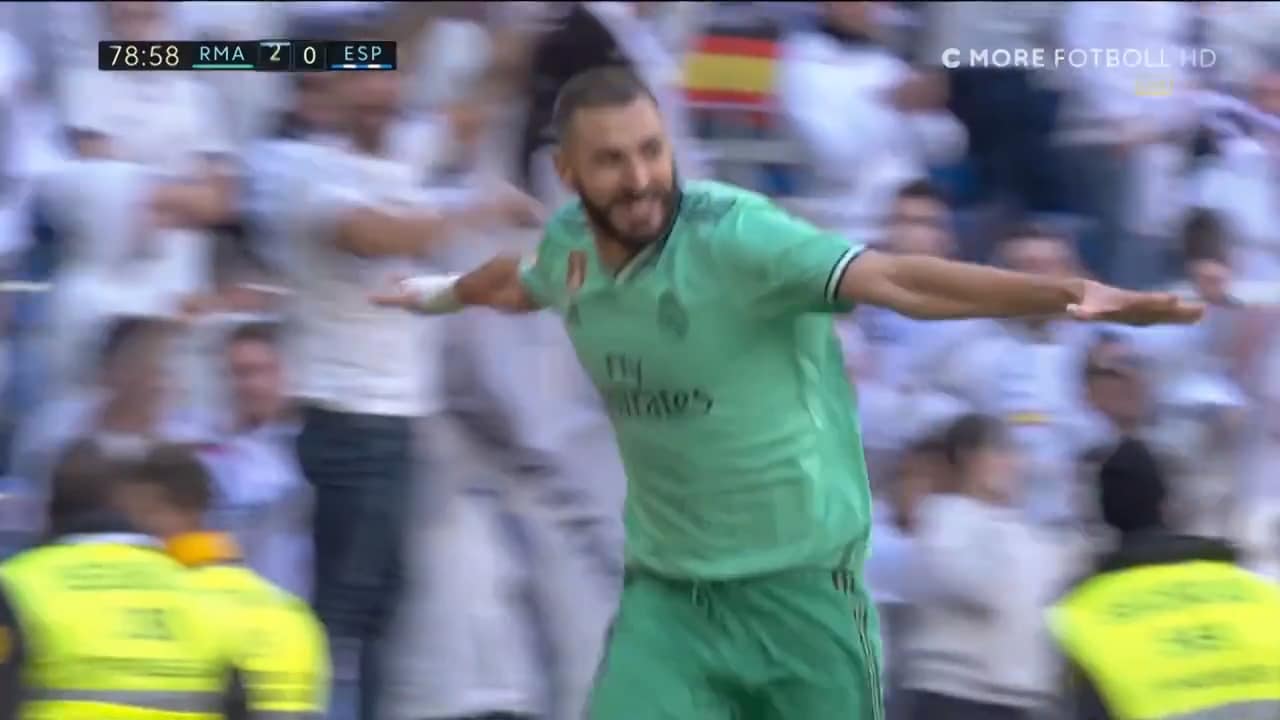 Se målen från Real Madrid–Espanyol