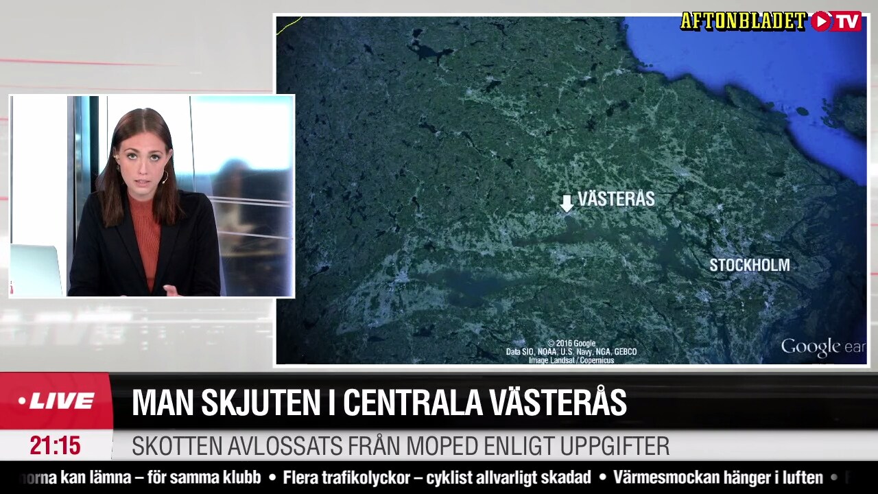 Uppgifter om skadad i skottlossning