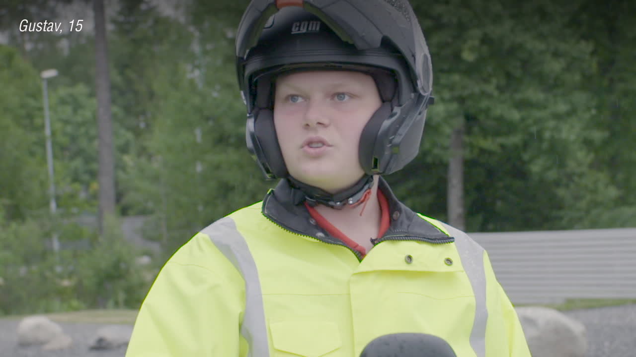 Gustav, 16, räddade 90-åring