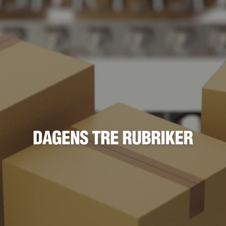 Dagens tre rubriker 9 augusti