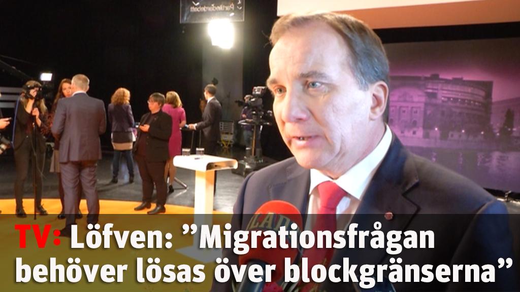 Löfven: "Redan bjudit in oppositionen”