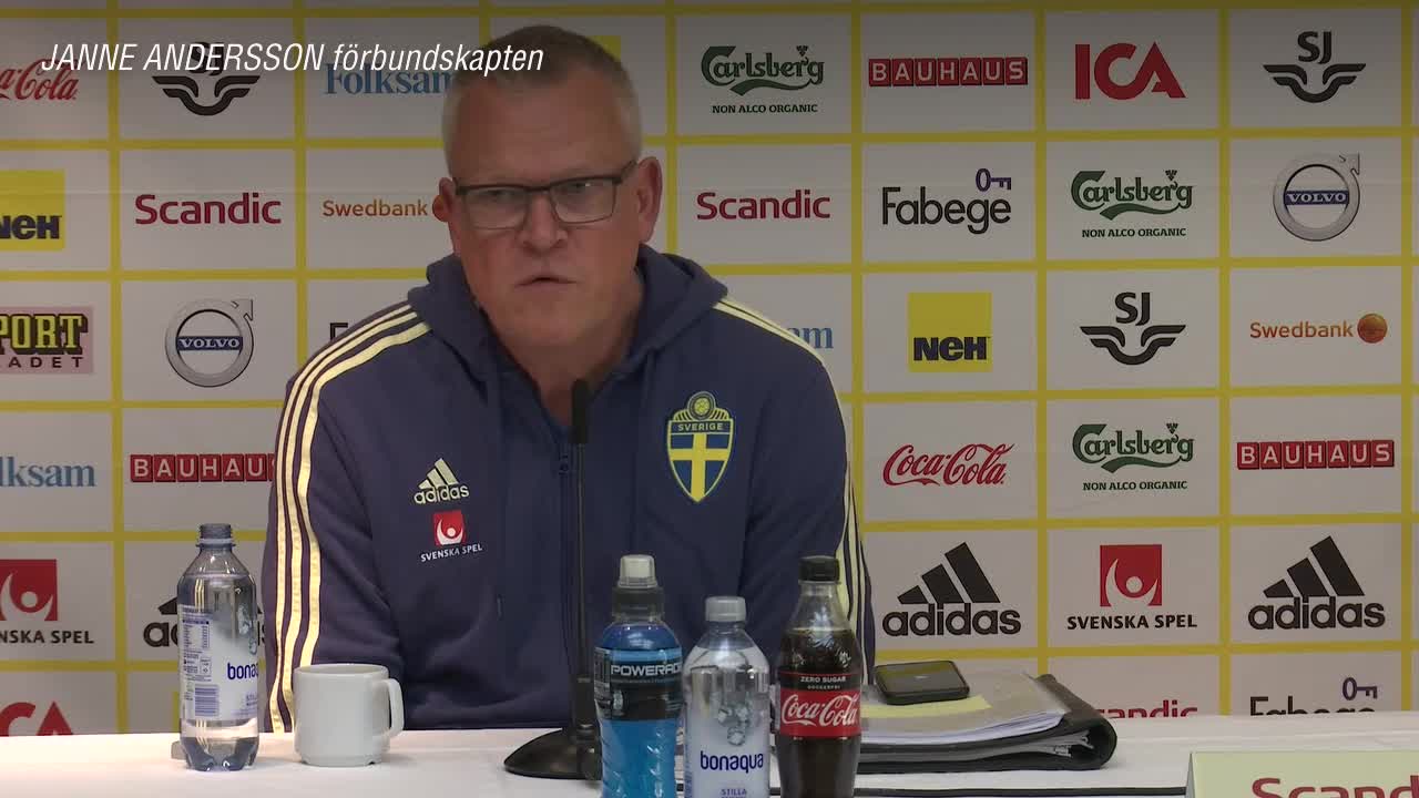 Janne Andersson: "Får vänta och se med Granqvist"