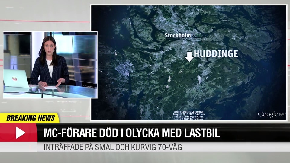 Mc-förare död i olycka med lastbil