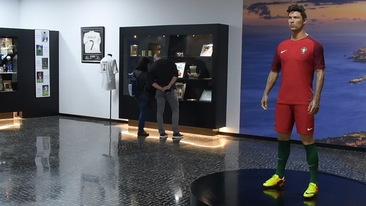 Unika svenskdetaljen i Ronaldos museum