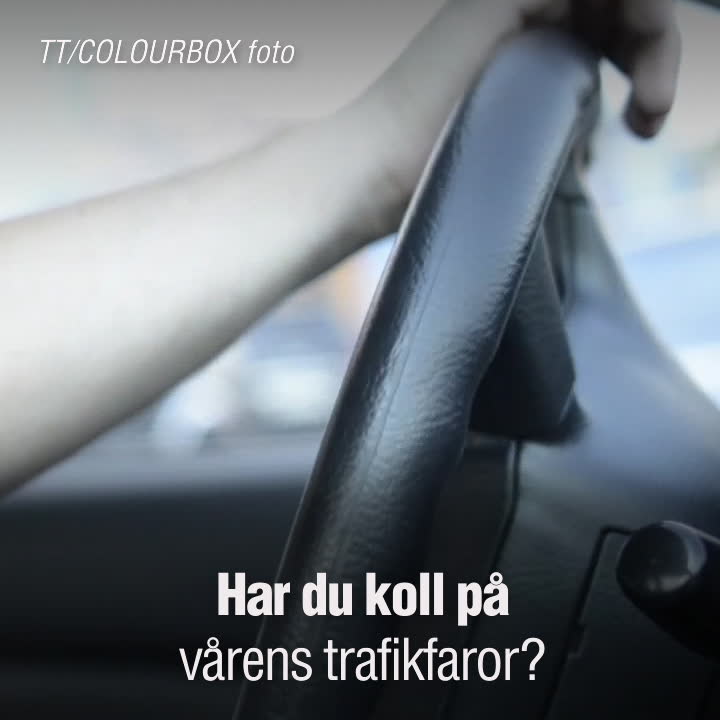 Vårens största trafikfaror