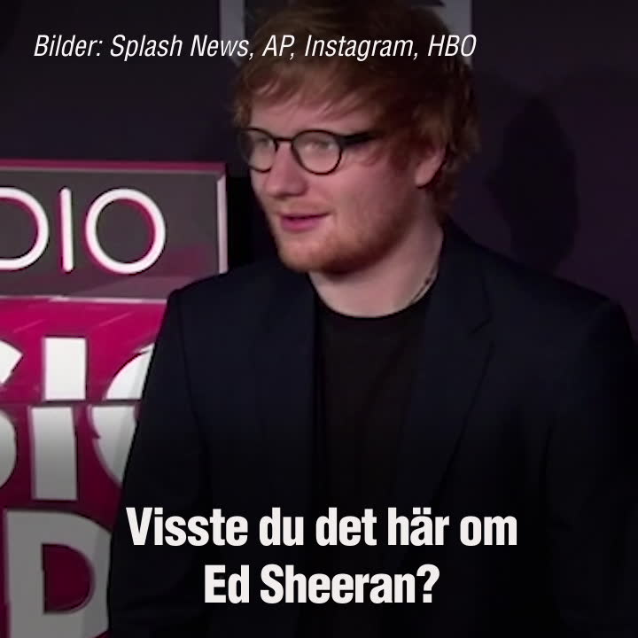 Visste du det här om Ed Sheeran?