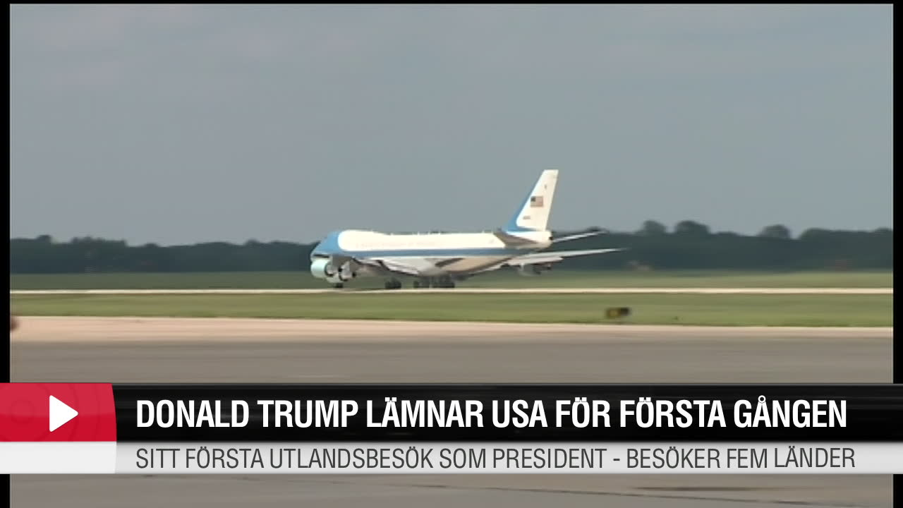 Här lämnar Trump USA första gången som president