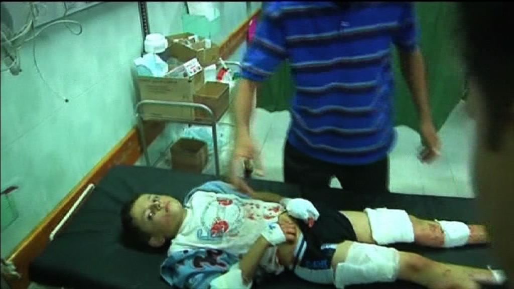 FN-skola bombades i Gaza - 20 döda