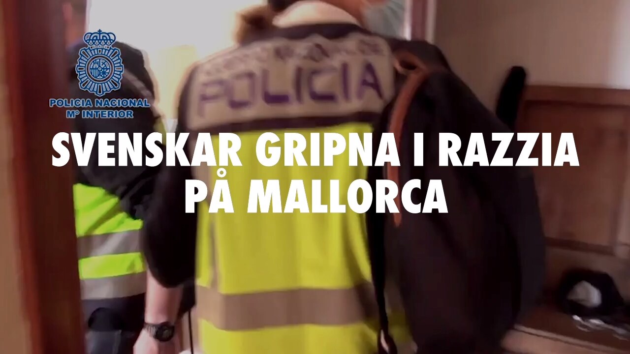 Svenskar gripna i sexrazzia på Mallorca