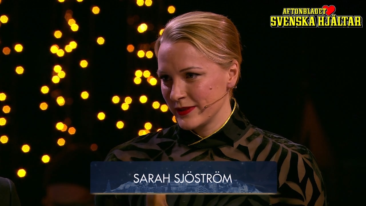 Sarah Sjöström hyllar de unga livräddarna