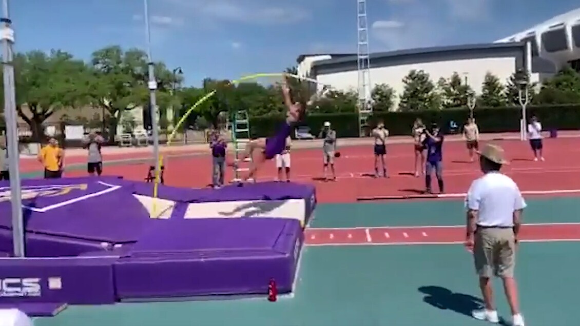 Se Duplantis nya jättehopp