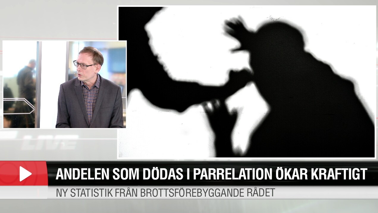 Andelen som dödas i parrelation ökar kraftigt