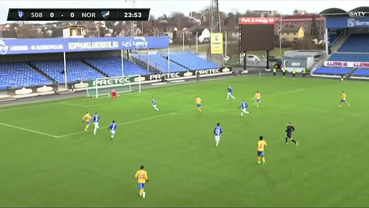 Norrköping vann mot Sarpsborg - trots blunder