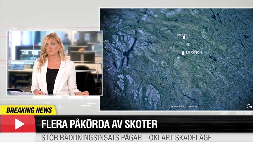 Flera påkörda av skoter