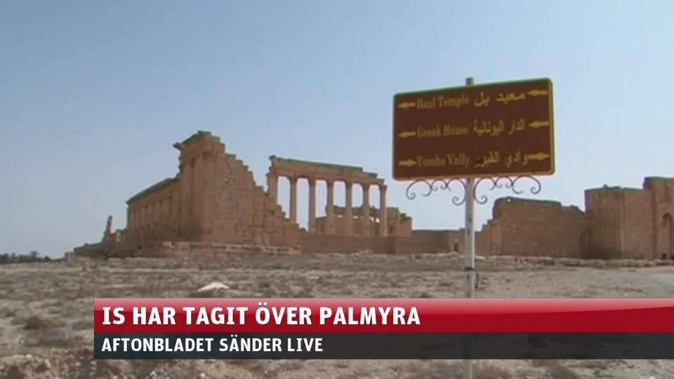 IS har tagit över Palmyra