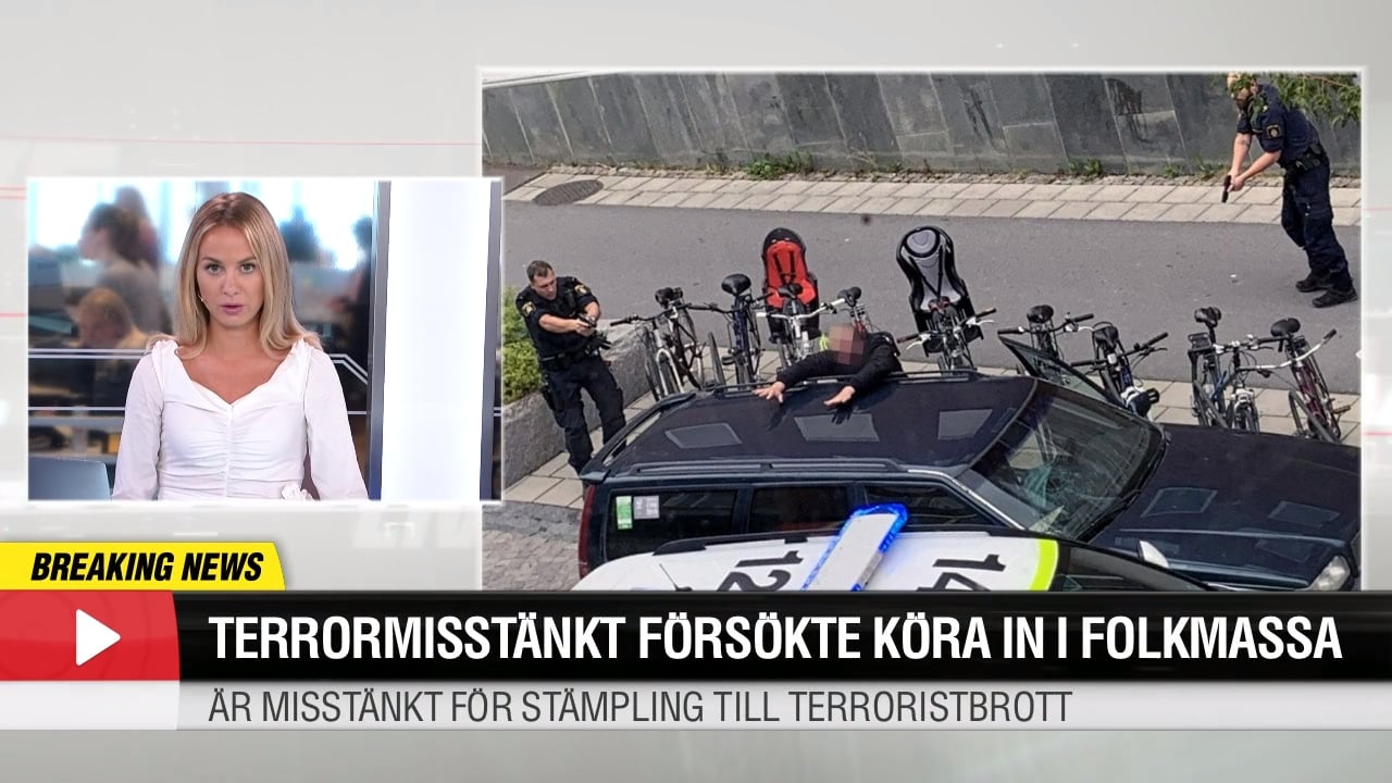 Man misstänkt för terrorbrott