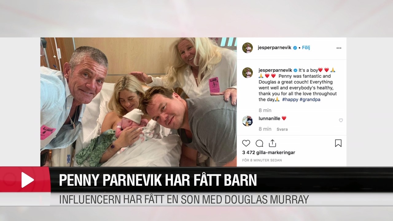 Penny Parnevik har fått barn